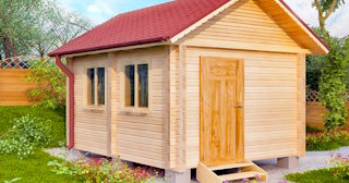 Баня из бревна под ключ в Кургане - Цена от 3068 рублей | Строй-Крг