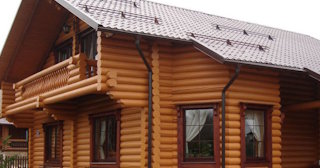 Строительство дома из оцилиндрованного бревна в Кургане - от 132925 рублей